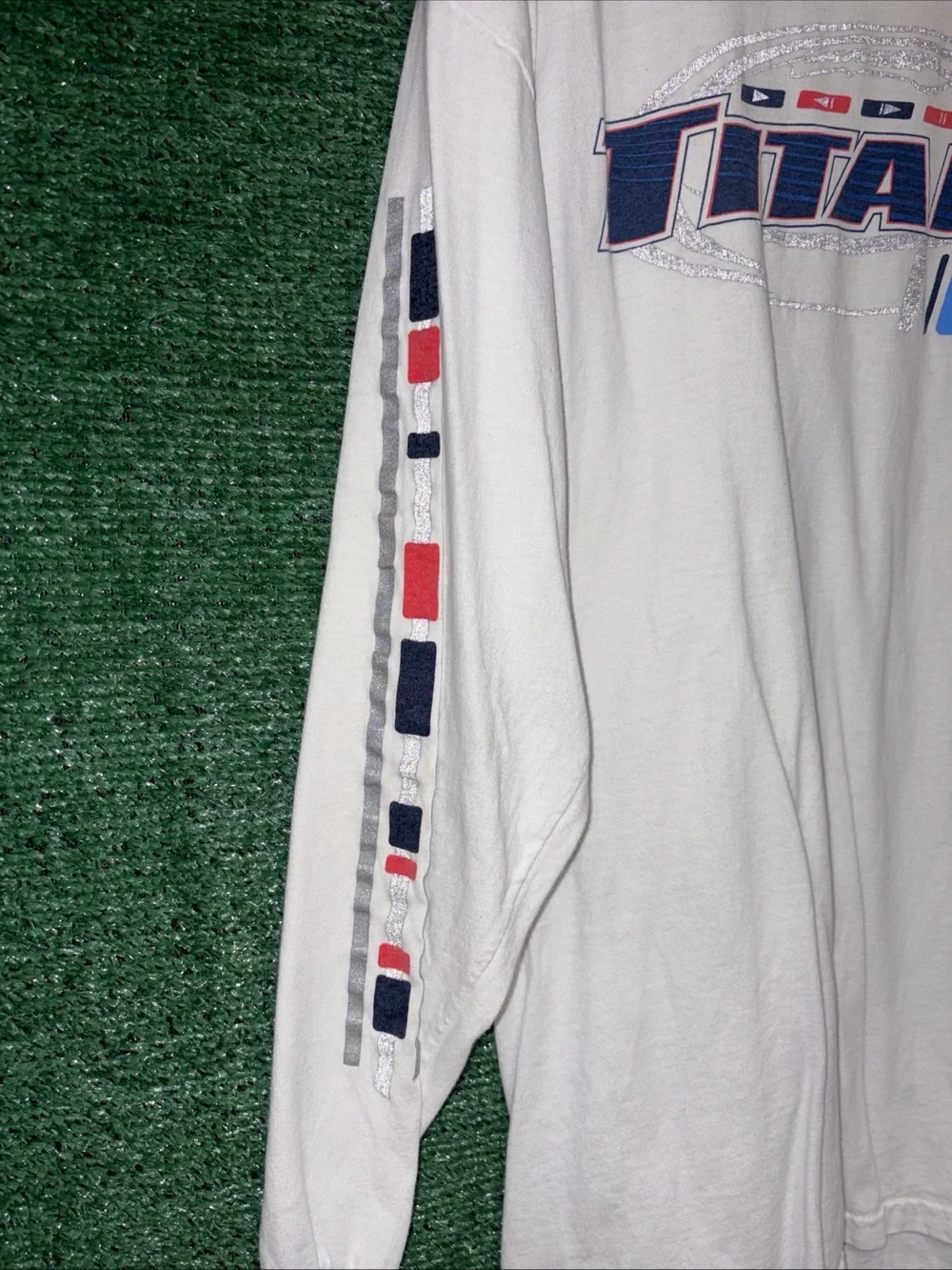 Tennessee Titans Vintage Y2K White Adidas Longsleeve Shirt XL Adidas tag